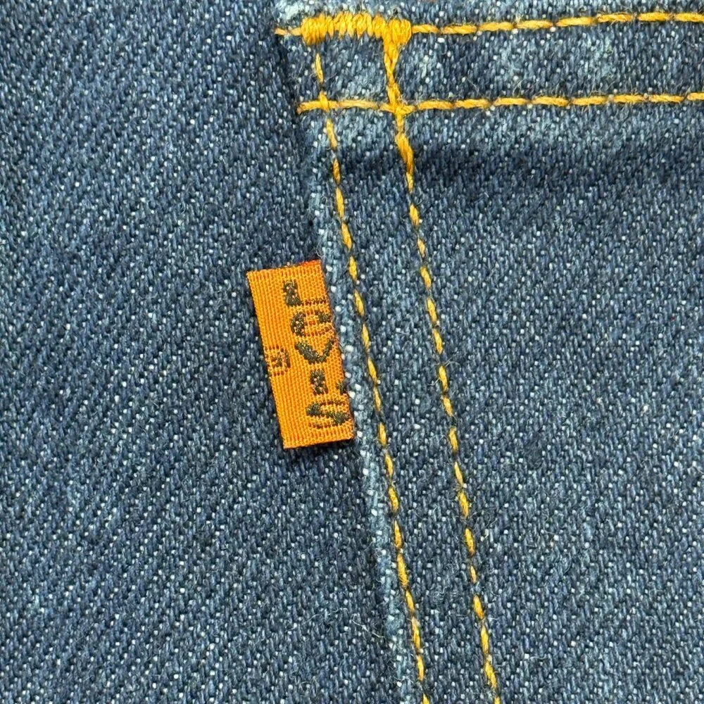 Vintage Levis Jeans Orange Tab Mens 38 x 32 Blue 20516‎ 0914 USA Made Denim
